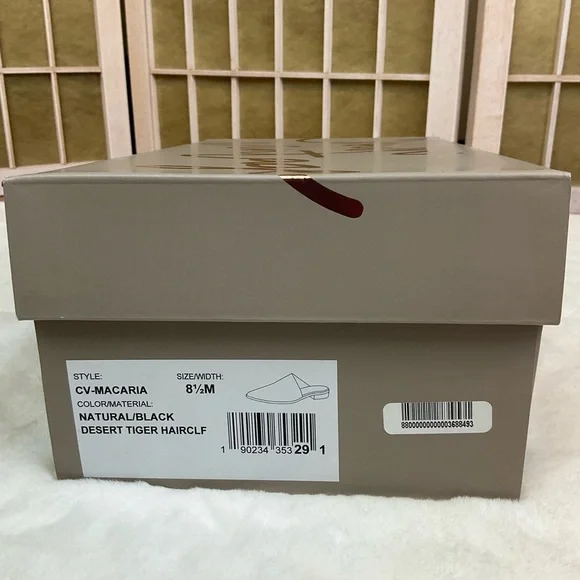 Crown Vintage Macaria Tiger Print Mules NWT Size 8.5 - Picture 6 of 6